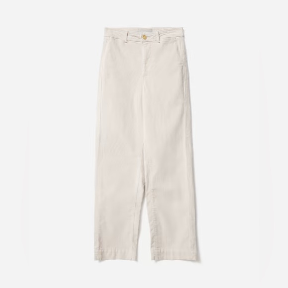 ✨ EVERLANE THE CORDUROY WIDE LEG PANTS IN SANDSTONE 4 - Picture 5 of 8